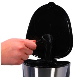 Inventum Koffiezetter 1.25l Zwart/rvs 10 Kopjes -Keuken Verkoop 101 0855 4 1