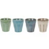 Excellent Houseware Mokken Zonder Oor 4 Stuks