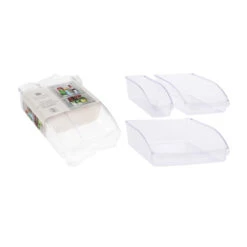 Excellent Houseware Koelkast Opbergbakken 3-delig -Keuken Verkoop 101 6503 3 1 1