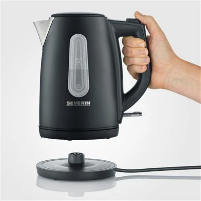 Severin Waterkoker 2200W 1 L Mat-zwart RVSWK 9553 2 Severin Waterkoker 2200W 1 L Mat-zwart RVSWK 9553 - Afbeelding 2