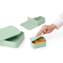 Brabantia Make & Take Bento Lunchbox Groot Jade Groen 10 Brabantia Make & Take Bento Lunchbox Groot Jade Groen -Keuken Verkoop 102 3527 5 1