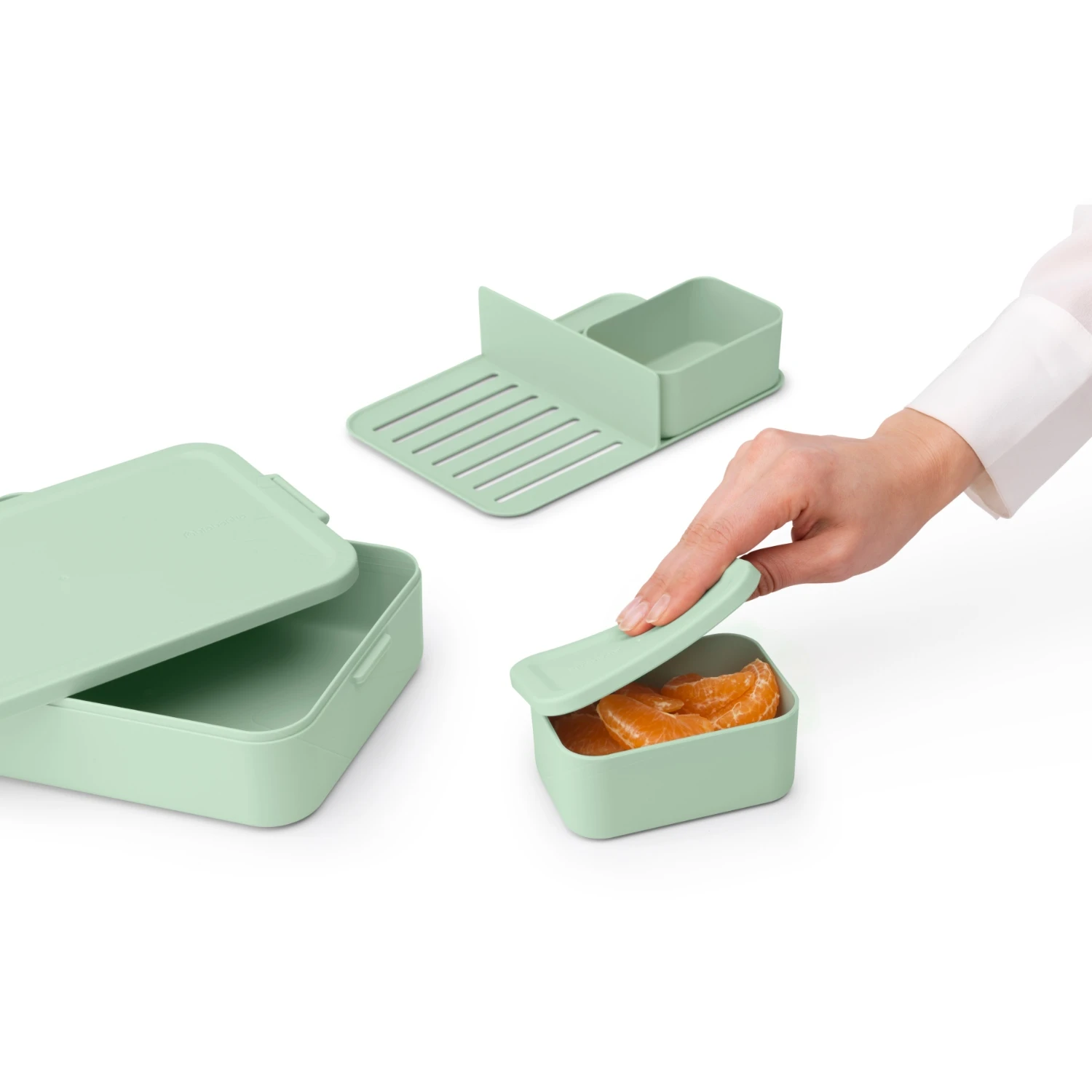 Brabantia Make & Take Bento Lunchbox Groot Jade Groen 5 Brabantia Make & Take Bento Lunchbox Groot Jade Groen - Afbeelding 5