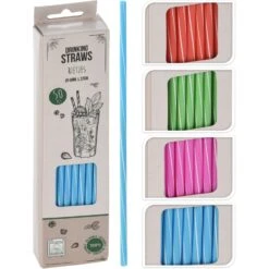 Rietjes Plastic 50 Stuks Assorti Kleur -Keuken Verkoop 102 4890 1