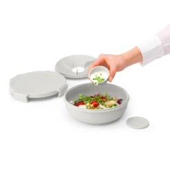 Brabantia Make En Take Salade Lunchkom 1,3 Liter Lichtgrijs -Keuken Verkoop 102 6368 3 1