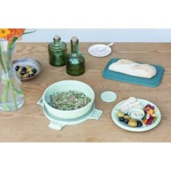 Brabantia Make En Take Salade Lunchkom 1,3 Liter Jade Groen -Keuken Verkoop 102 6382 6 1