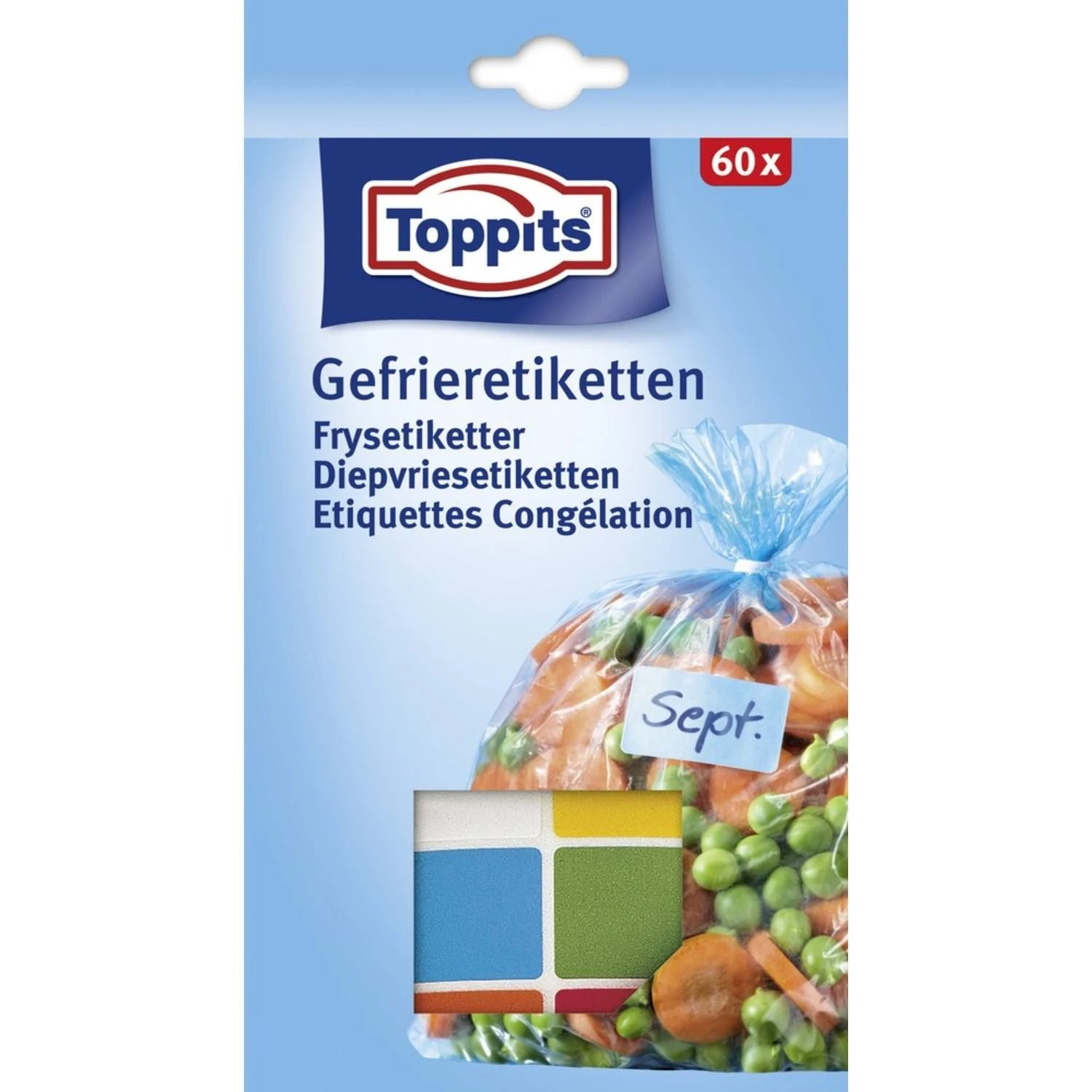 Toppits Diepvriesetiketten 60 Stuks 1 Toppits Diepvriesetiketten 60 Stuks
