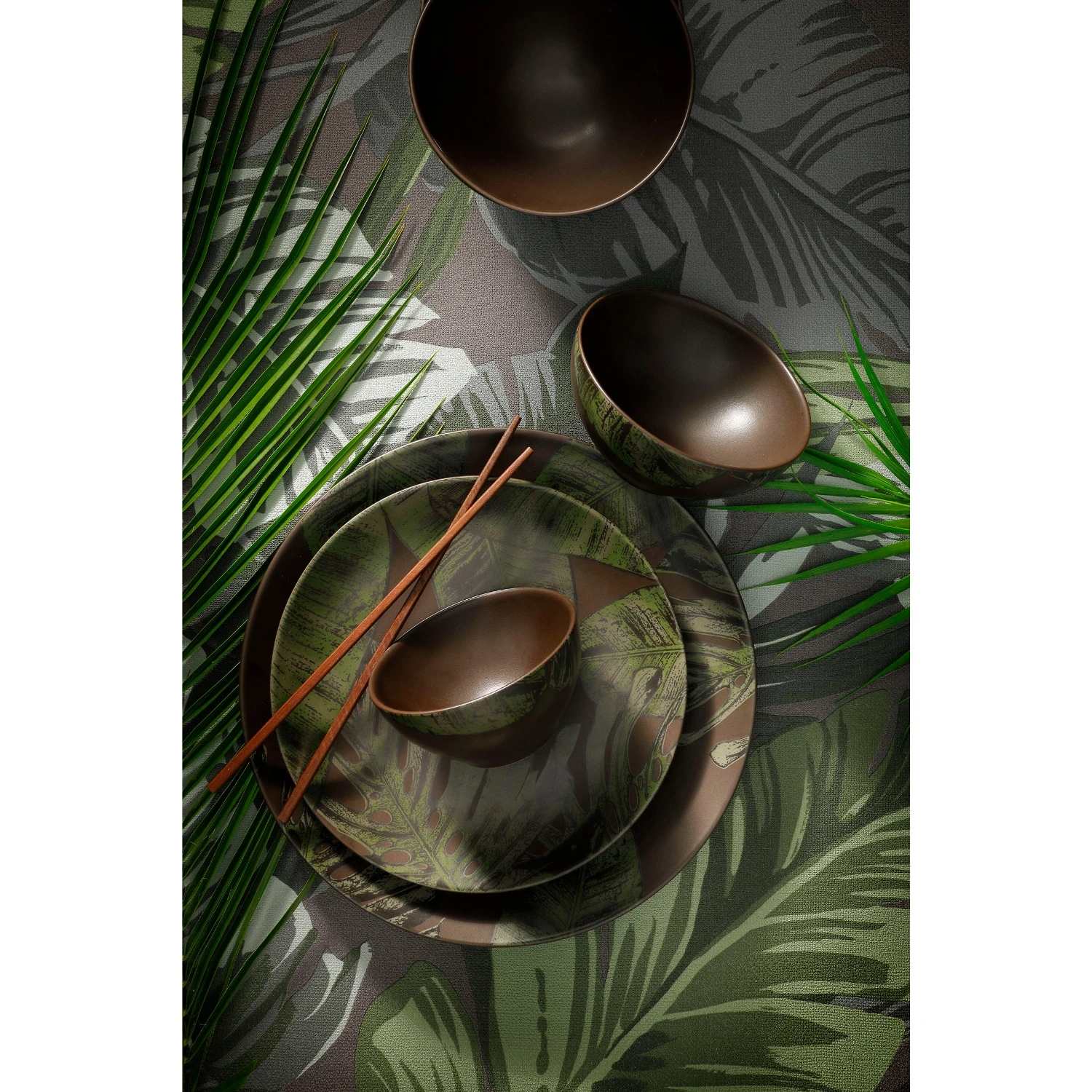 Bord Diep 21 Cm Jungle Aurora 3 Bord Diep 21 Cm Jungle Aurora - Afbeelding 3