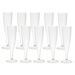Duni Champagneglazen Crystallo Plastic 10 Stuks 5 Duni Champagneglazen Crystallo Plastic 10 Stuks -Keuken Verkoop 105 0145 3 1