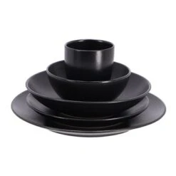Merkloos Bord Diep 21,5 Cm Black Moon -Keuken Verkoop 105 3562 3 1