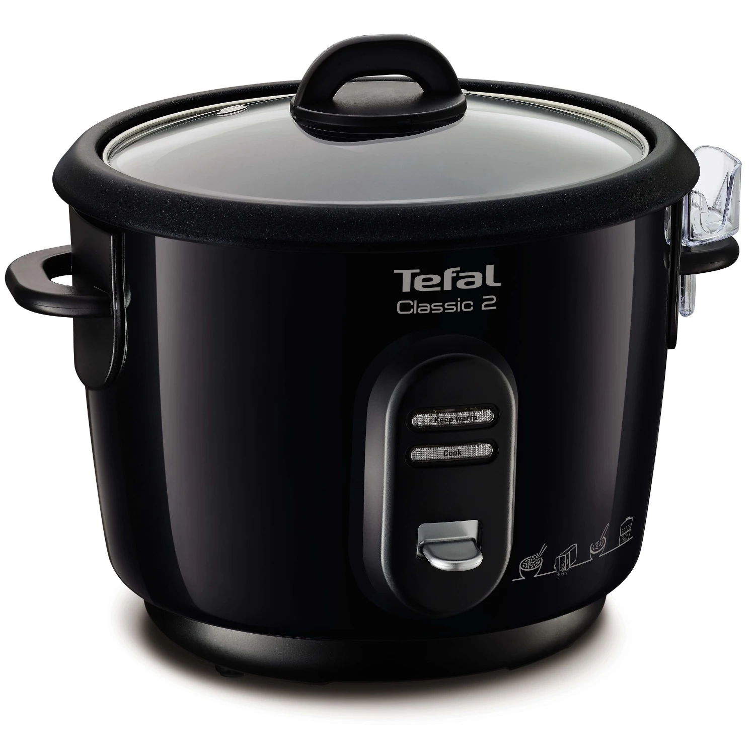 Tefal Rijstkoker Classic Zwart 6K 2 Tefal Rijstkoker Classic Zwart 6K - Afbeelding 2