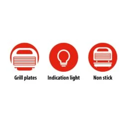 Alpina Contactgrill 750W -Keuken Verkoop 209 6779 8 1