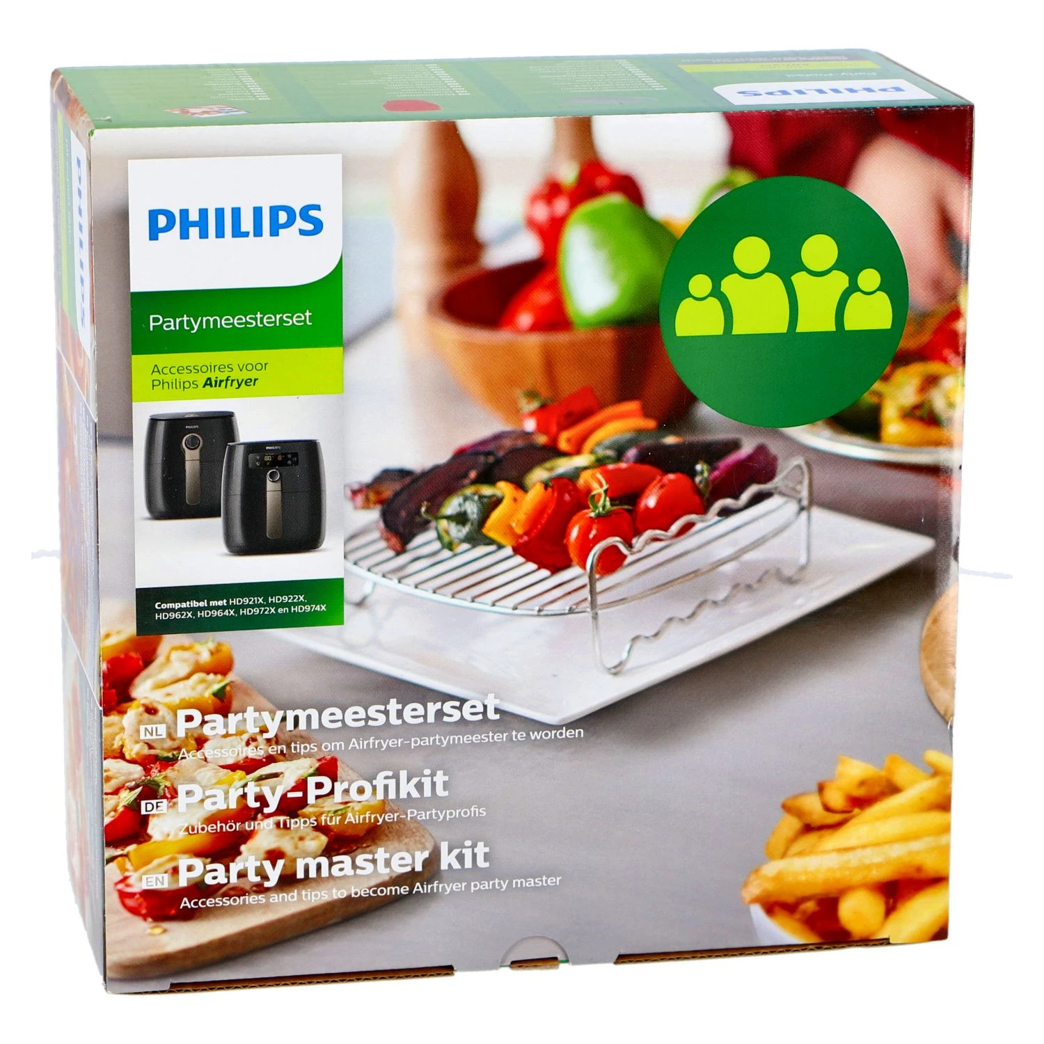 Philips Airfryer XL Accessoires HD9904/01grillrooster & Muffinvormen 1 Philips Airfryer XL Accessoires HD9904/01grillrooster & Muffinvormen