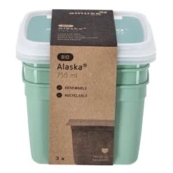 Alaska 3 Diepvriesdozen Vierkant 0.75 L -Keuken Verkoop 8b2e938973298ade4c8e80a195b86104