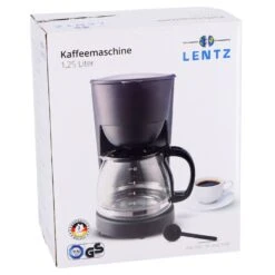 Koffiezetapparaat 1,25L Zwart 750W 9 Koffiezetapparaat 1,25L Zwart 750W -Keuken Verkoop bb7a545f64dcbc170ce5ff023bb39618